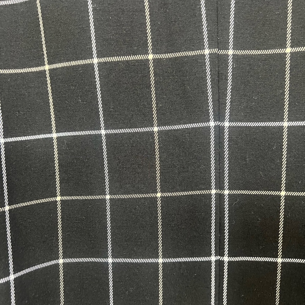 Black And White Grid Pattern Jacket - image 4